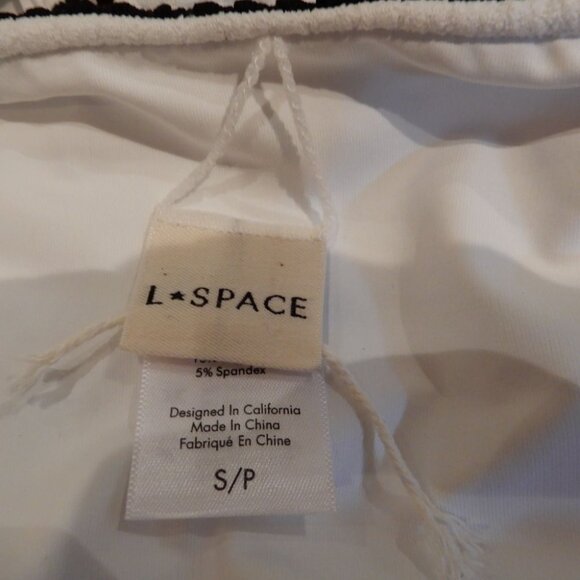 LSPACE Jack Bitsy Cutout High Waist Bikini Bottoms Size S Cheeky Stripe NEW $99 - Picture 8 of 10